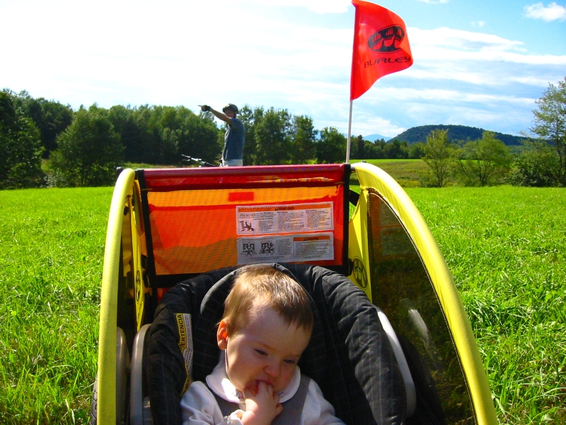 The ike trailer is another bike trailer for baby. The ike trailer is another